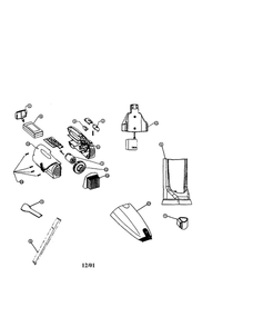 Part Location Diagram of 1503819000 Dirt Devil Screw